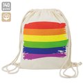 Mochila Cuerdas Algodón con Arcoiris