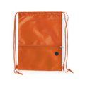 Mochila cuerdas con bolsillo frontal de redecilla y cremallera Nara