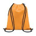 Mochila cuerdas Grande con Bolsillo Naranja