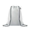 Mochila de cuerdas RPET 80 gr/m² Blanco