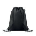 Mochila de cuerdas RPET 80 gr/m² Negro