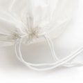 Mochila de cuerdas poliéster 210t cuerpo blanco
