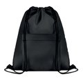 Mochila grande de cuerdas con bolsillo frontal