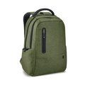 Mochila impermeable 17" y Puerto USB Verde Oscuro