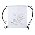 Mochila infantil con dibujo para colorear