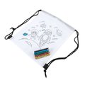 Mochila infantil con dibujo para colorear