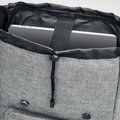 Mochila jaspeada de poliéster con cierre magnético