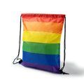 Mochila multicolor con cordones