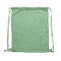 Mochila de pana con cuerdas VERDE SALVIA TALLA ÚNICA ADULTO