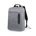 Mochila plana para portátil de 15' en poliéster Gri