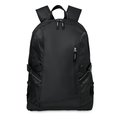 Mochila poliéster con 2 compartimentos laterales para ordenador 15'