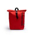 Mochila de poliéster apertura extensible Rojo Talla Única Adulto