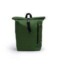 Mochila de poliéster apertura extensible Verde Oscuro Talla Única Adulto