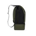 Mochila PU cierre cordón y bolsillo para zapatos