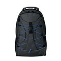 Mochila con revestimiento de colores y cordón decorativo Azul Royal