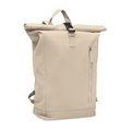 Mochila roll top reciclada Beig