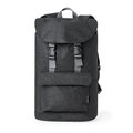 Mochila RPET Ecológica con Solapa Neg