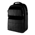 Mochila RPET con Puerto y Cable USB y Ajuste Trolley Negro