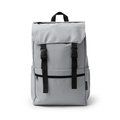Mochila RPET con solapa ajustable Gris