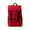 Mochila RPET con solapa ajustable Rojo