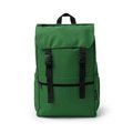 Mochila RPET con solapa ajustable Verde Oscuro