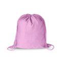 Mochila saco de color tejido en algodón 100% Rosa