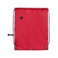 Mochila saco de cuerdas con accesorio de ajuste pecho Roj