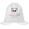 Mochila saco ecológica de algodón bambú de 100 gr/m²