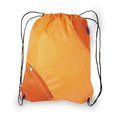 Mochila saco poliéster 210d con bolsillos Naranja