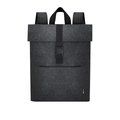 Mochila con solapa fieltro RPET Gri