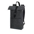 Mochila con solapa fieltro RPET