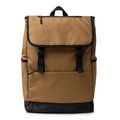 Mochila con solapa de PU Leather Marrón Talla Única Adulto