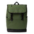 Mochila con solapa de PU Leather Verde Oscuro Talla Única Adulto