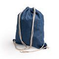 Mochila de tejido vaquero con cuerdas