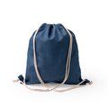 Mochila de tejido vaquero con cuerdas