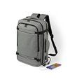 Mochila USB 17'' Portadocumentos con Seguridad Gri