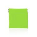 Monedero Flúor PVC Apertura a Presión Verde Fluor