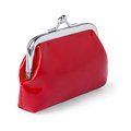 Monedero vintage de PVC alegre Roj
