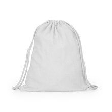 Mochila de algodón 100% de 105g Blanco