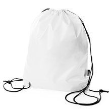 Mochila de cordones RPET Blanco