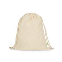 Mochila cuerdas de algodón orgánico Crudo Talla Única Adulto