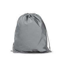 Mochila de cuerdas reflectante repelente al agua Gris