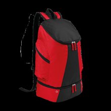 Mochila deportiva con compartimento para zapatos Red / Black