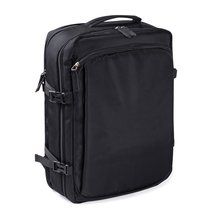 Mochila de nailon 32L compatible con trolley Negro