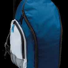 Mochila nevera isotérmica con portabotella Navy / Sky Blue
