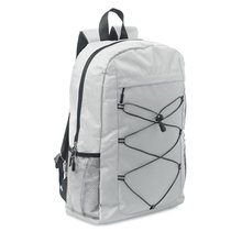 Mochila de poliéster RPET 600D Blanco