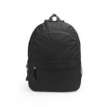 Mochila de poliéster con varios compartimentos Negro