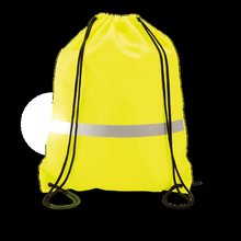 Mochila reflectante con cordones Fluorescent Yellow