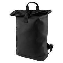 Mochila Roll-Top Detalle Reflectante Negro