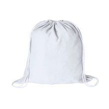 Mochila saco de color tejido en algodón 100% Bla